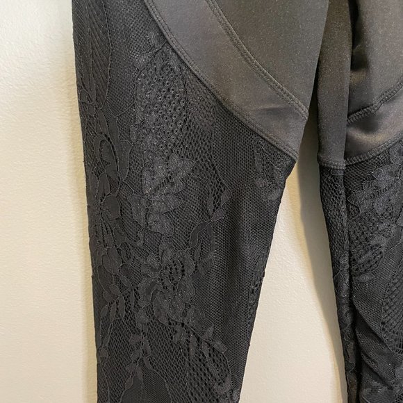 Nova Sport Womens Lace Embellished Leggings sz M NWOT - Picture 2 of 7